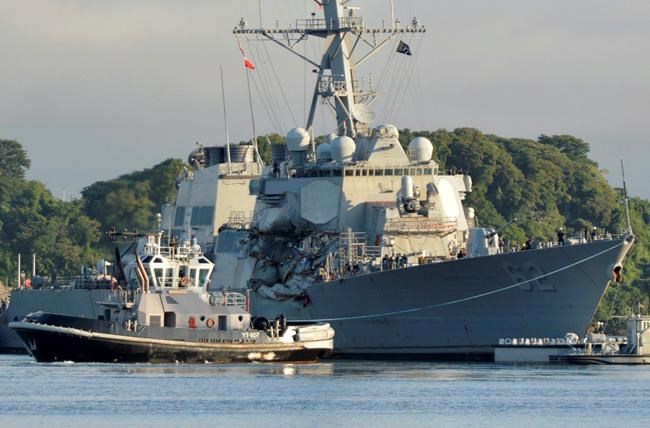 Mississippi shipyard to fix destroyer hit in June collision | iNFOnews.ca