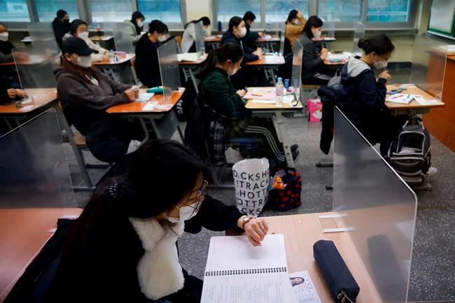 The Latest: Young S. Koreans taking crucial university exam | iNFOnews.ca