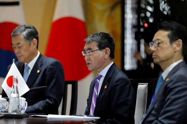 China hosts Japan, S. Korea ministers in bid to smooth row | iNFOnews.ca China hosts Japan, S. Korea ministers in bid to smooth row | iNFOnews.ca