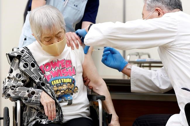 Tokyo adopts tougher virus rules, starts vaccinating elders | iNFOnews.ca Tokyo adopts tougher virus rules, starts vaccinating elders | iNFOnews.ca