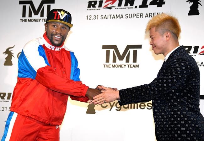 Mayweather to fight Japanese kickboxer Nasukawa in December | iNFOnews.ca Mayweather to fight Japanese kickboxer Nasukawa in December | iNFOnews.ca