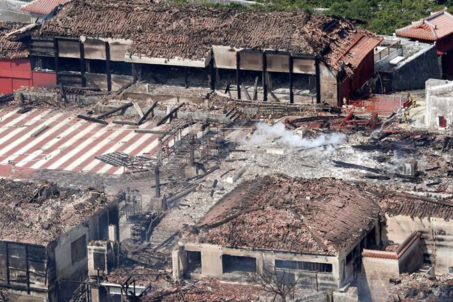 Fire nearly destroys historic Japanese castle | iNFOnews.ca