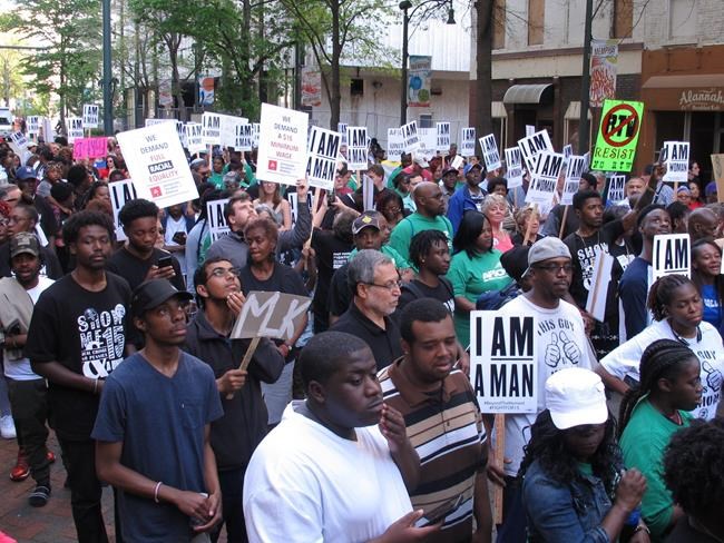 Marchers demand equality on anniversary of MLK's death | iNFOnews.ca Marchers demand equality on anniversary of MLK's death | iNFOnews.ca