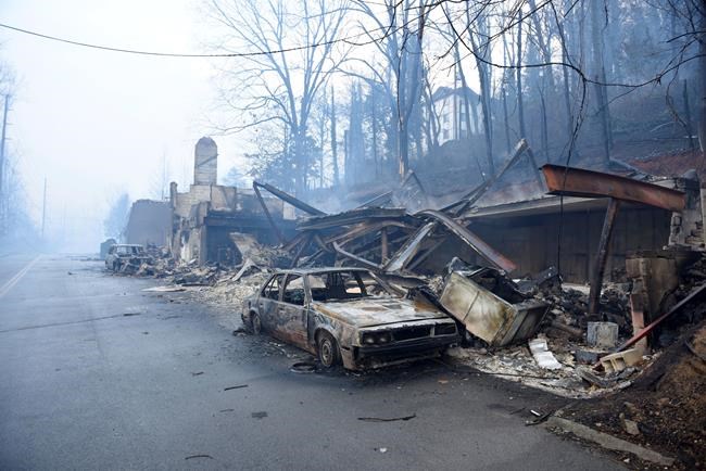 Federal lawsuit seeks $14.8m in deadly Tennessee wildfires | iNFOnews.ca CP160615707