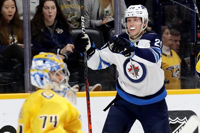 Hellebuyck's 38 saves lead Jets past Predators 2-1 | iNFOnews.ca CP1121061771