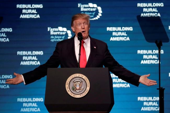 The Latest: Trump touts tax overhaul as boon for farmers | iNFOnews.ca CP1710726837