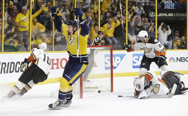 Predators force franchise's 1st Game 7, beat Ducks 3-1 | iNFOnews.ca CP37211355