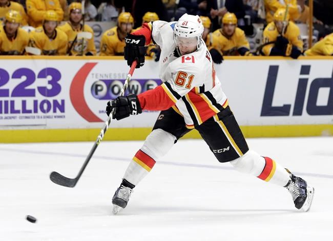 Tkachuk, Hamilton lead Flames over Predators, 4-3 | iNFOnews.ca CP1144535165
