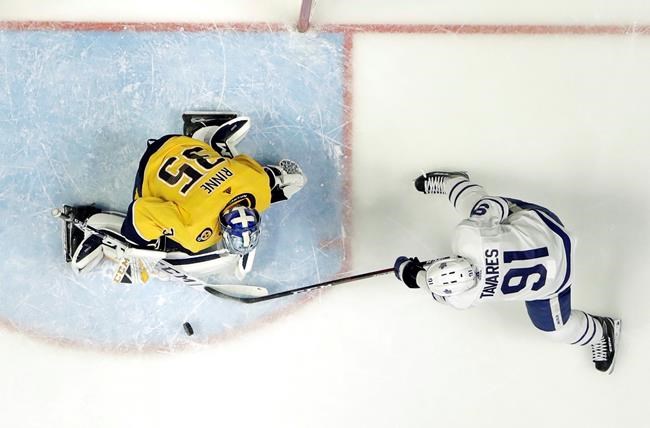 Rinne, Preds blank reeling Maple Leafs 3-0 | iNFOnews.ca Rinne, Preds blank reeling Maple Leafs 3-0 | iNFOnews.ca