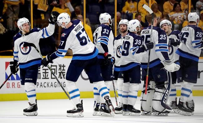 Hellebuyck has 47 saves as Jets top Predators 4-1 in Game 1 of 2nd-round series | iNFOnews.ca Hellebuyck has 47 saves as Jets top Predators 4-1 in Game 1 of 2nd-round series | iNFOnews.ca