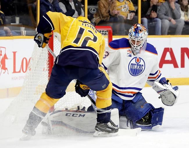 Rinne stops 31 shots, Predators beat Oilers 2-0 | iNFOnews.ca