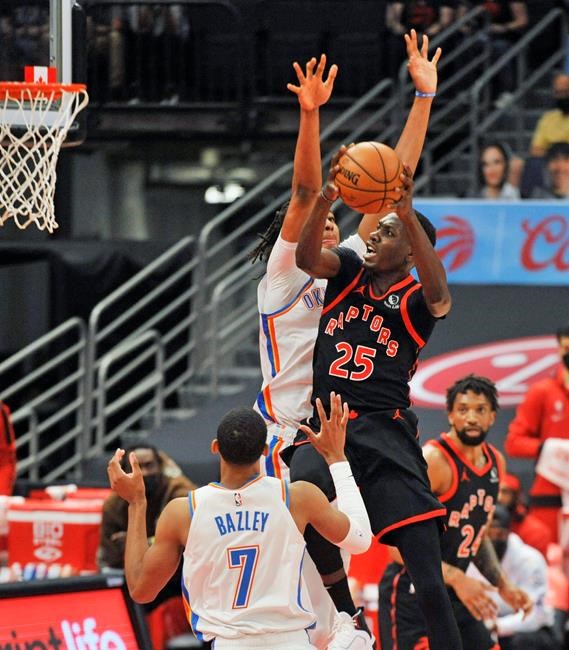 Montreal's Boucher, Dort deliver big performances as Raptors edge Thunder | iNFOnews.ca Montreal's Boucher, Dort deliver big performances as Raptors edge Thunder | iNFOnews.ca