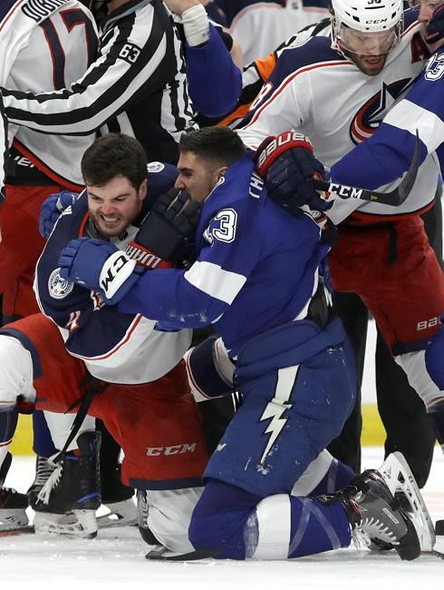 Blue Jackets rally from 3-goal deficit to beat Lightning 4-3 | iNFOnews.ca