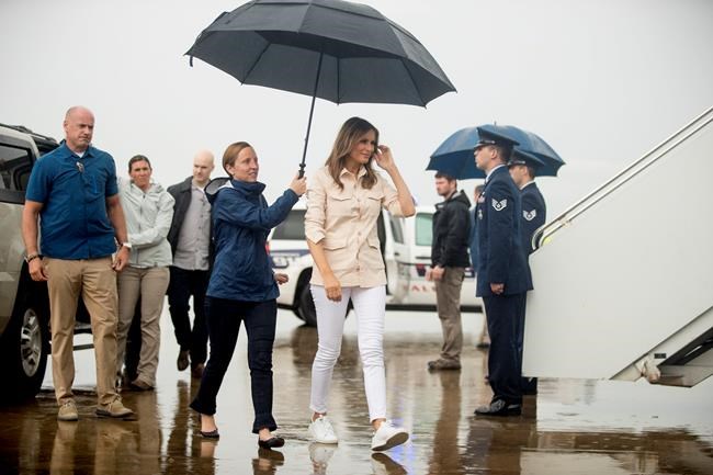 First lady visits migrant children housed in Texas | iNFOnews.ca