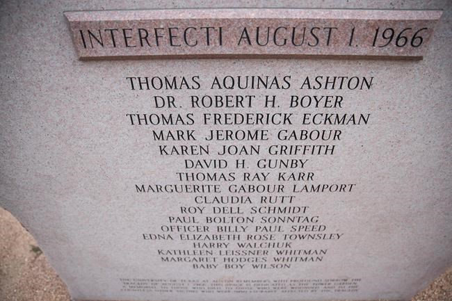 Latin word replaced on University of Texas tower memorial | iNFOnews.ca