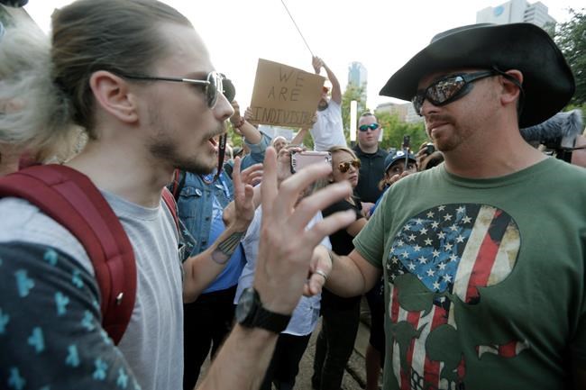 'Free speech rally' cut short after massive counterprotest | iNFOnews.ca