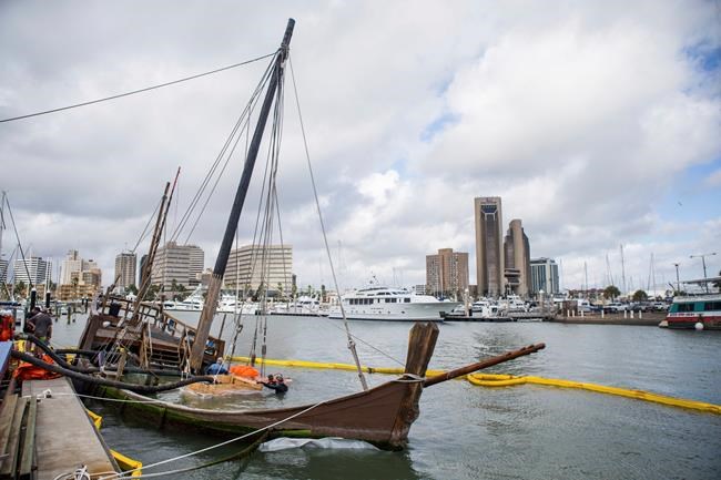 Columbus ship replica damaged by Hurricane Harvey for sale | iNFOnews.ca