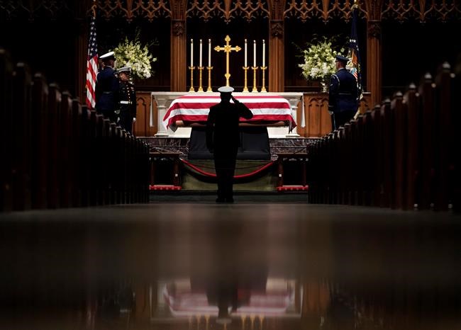 The Latest: Bush's body to lie in repose all night at church | iNFOnews.ca The Latest: Bush's body to lie in repose all night at church | iNFOnews.ca