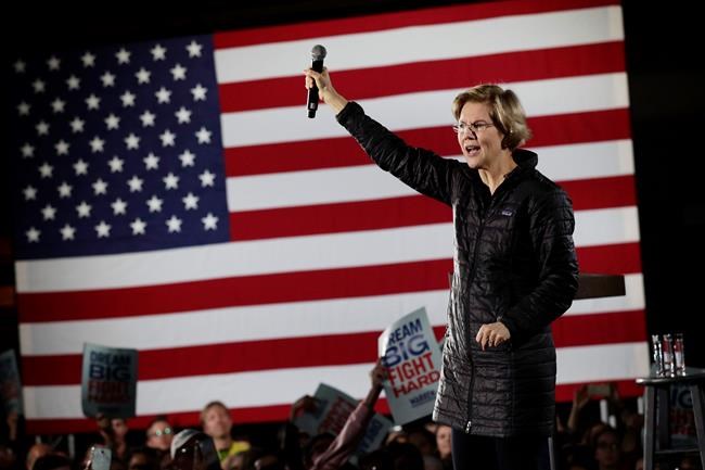 The Latest: Warren says she got results post-financial crash | iNFOnews.ca