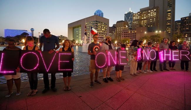 The Latest: Slain Dallas officers remembered at vigil | iNFOnews.ca