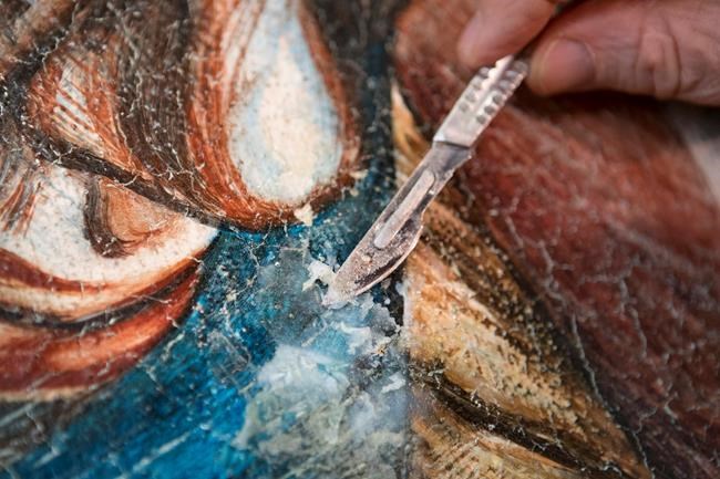 Restoration of mural damaged by Harvey almost complete | iNFOnews.ca CP443643323