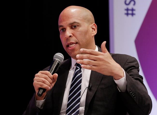 Booker tax returns show income drop, high charitable giving | iNFOnews.ca CP58607555