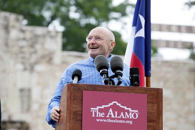 Singer Phil Collins' Alamo artifacts collection on display | iNFOnews.ca Singer Phil Collins' Alamo artifacts collection on display | iNFOnews.ca