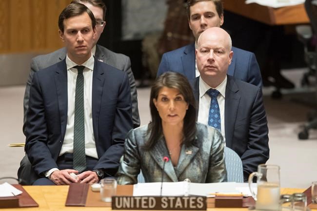 The Latest: Envoy says US extends hand to Palestinians | iNFOnews.ca