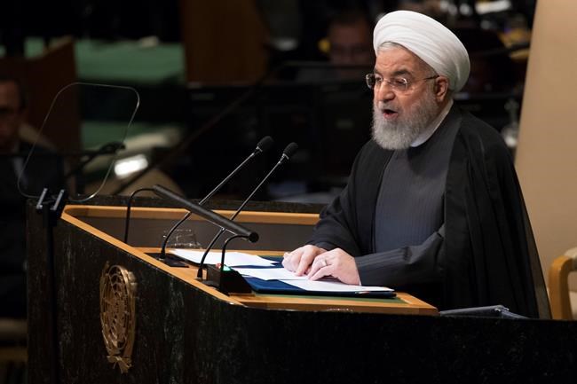 Iran's Rouhani: US headed into isolation after UN meeting | iNFOnews.ca CP258262597