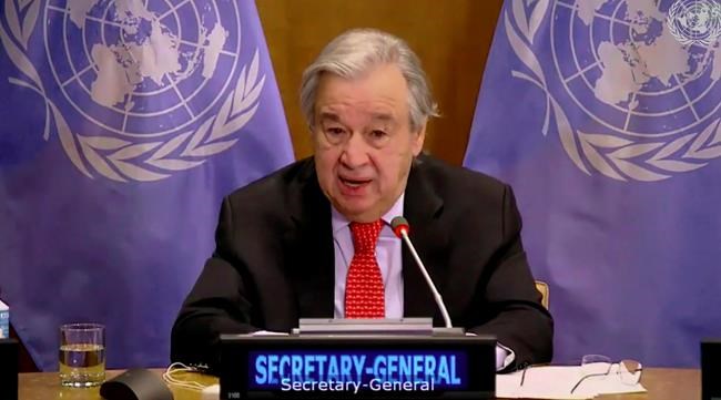 UN chief: Syria in `living nightmare' after 10 years of war | iNFOnews.ca CP1783777044