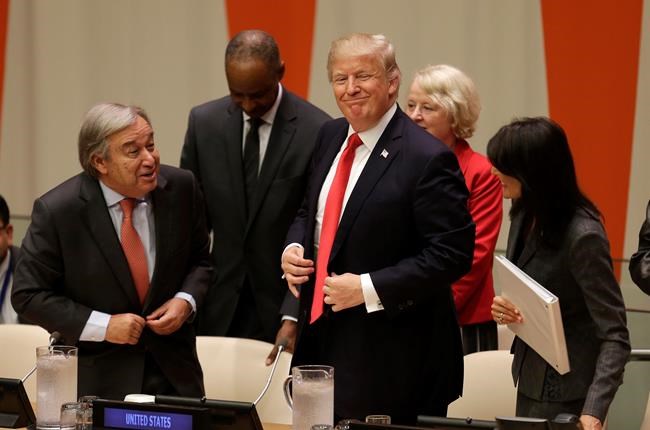 Trump calls for UN reform, but with more restrained tones | iNFOnews.ca CP685537708