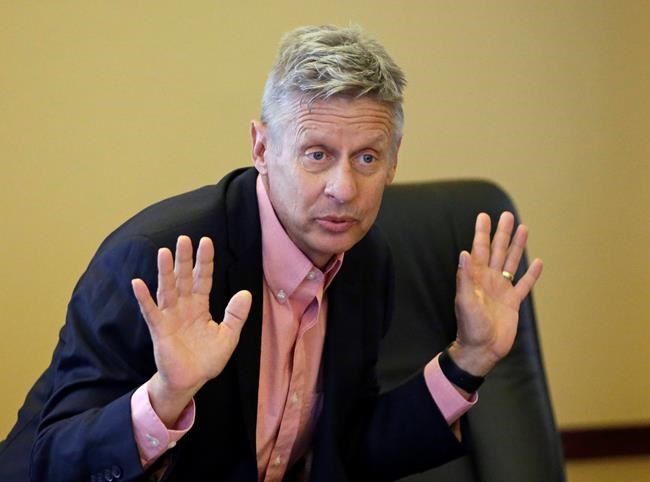 Johnson races around US to qualify for presidential debates | iNFOnews.ca Johnson races around US to qualify for presidential debates | iNFOnews.ca