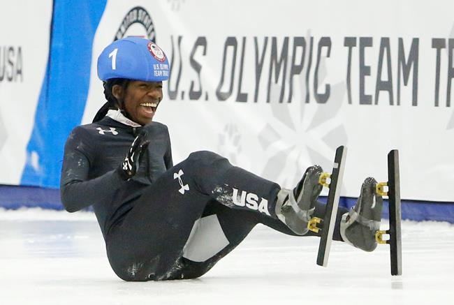 Biney is 1st black woman to make Olympic speedskating team | iNFOnews.ca CP595433495