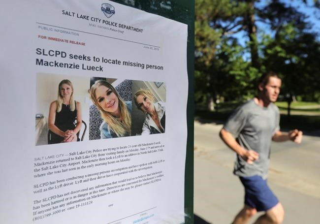 The Latest: Suspect in Utah killing had been accused of rape | iNFOnews.ca