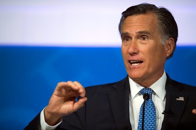 New GOP rivalry? Romney bolts into Washington, blasts Trump | iNFOnews.ca CP2100692051