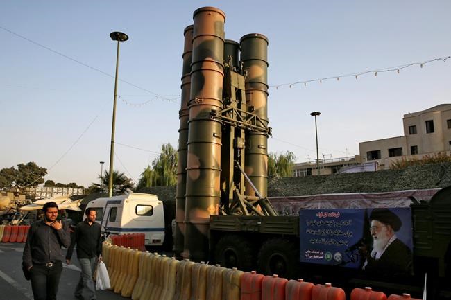 Iran displays S-300 air defence missile system to public | iNFOnews.ca CP1000834451