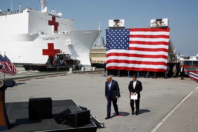Trump: No quarantine, but travel advisory for NY, CT and NJ | iNFOnews.ca CP352980290