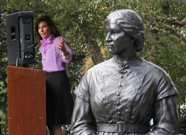 Righting 'sins of omission': Monument honours Virginia women | iNFOnews.ca CP708409468