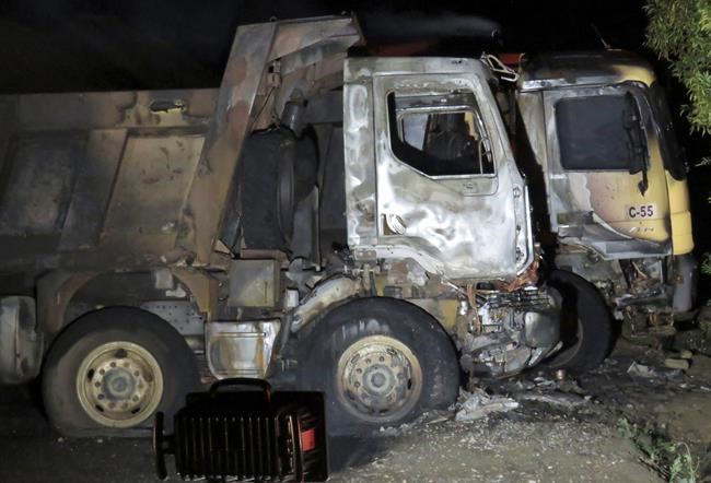 Vandals torch at least 25 trucks in southern Chilean region | iNFOnews.ca CP1738900422