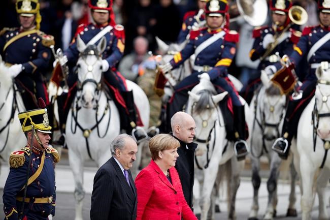 Merkel in Argentina talks Trump, trade and climate change | iNFOnews.ca CP754433842