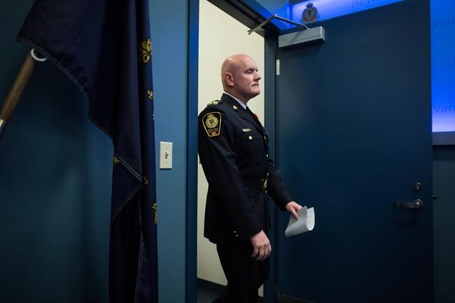 Charges laid, motive still unclear in Vancouver double homicide: police chief | iNFOnews.ca CP485156467
