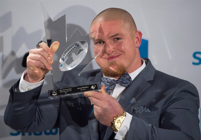 B.C. Lions linebacker Adam Bighill named CFL's top defensive player | iNFOnews.ca CP35475629