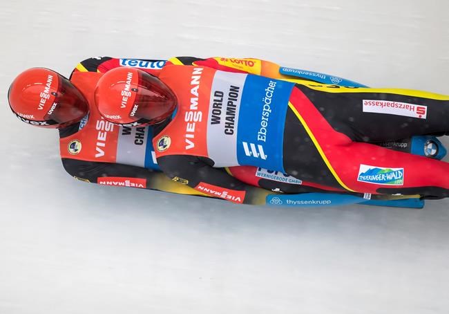 Germans, Austrians sweep medals at luge World Cup in Whistler, B.C. | iNFOnews.ca CP1534746077