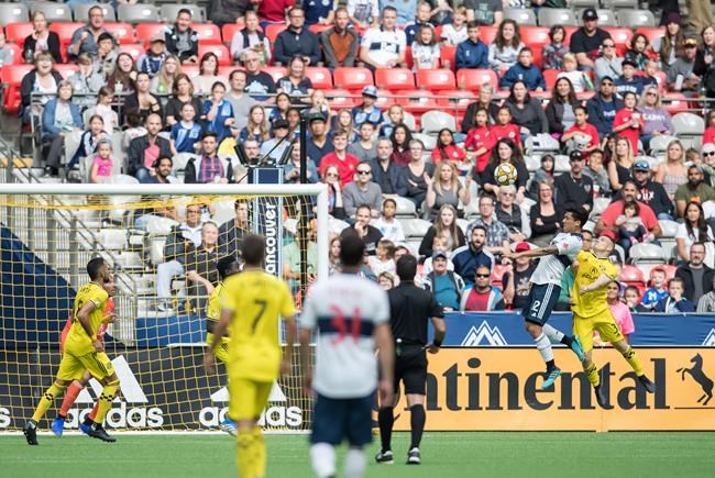 Late goal by Fredy Montero gives Whitecaps a 1-1 draw with Columbus | iNFOnews.ca CP77356079