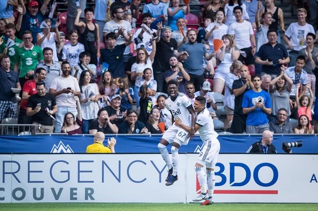 Alphonso Davies tallies two goals, two assists in Whitecaps 4-2 win | iNFOnews.ca Alphonso Davies tallies two goals, two assists in Whitecaps 4-2 win | iNFOnews.ca