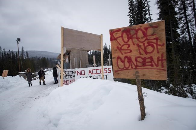 Hearing put over to April for Coastal GasLink pipeline protesters in B.C. | iNFOnews.ca