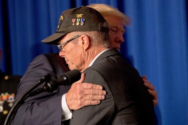 AP FACT CHECK: Trump's overreach on VA, trade, economy | iNFOnews.ca CP1859758610