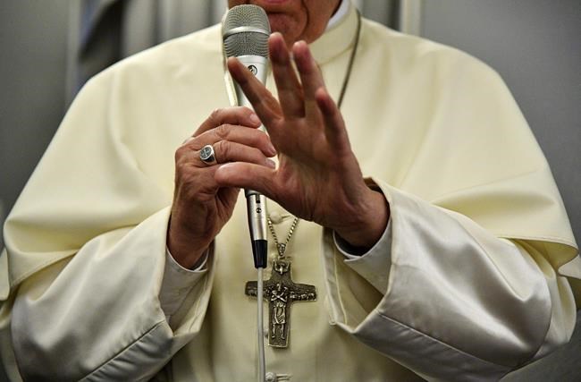 The Latest: Pope: possessing nuclear weapons 'irrational' | iNFOnews.ca CP2086268953