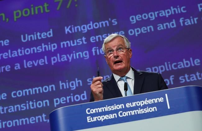 EU-UK deadlock on trade talks goes on with time running out | iNFOnews.ca CP1798719322