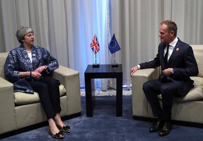 The Latest: May: Brexit deal within reach despite EU caution | iNFOnews.ca CP1688407304